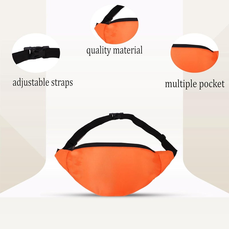 BigPlayer Holographic Waist Bag Stylish and Functional Waist Bags for Men and Women Waterproof, Nylon Trainer Waist Bag with Adjustble Waist Belt Travel Waist Pouch - Image 4