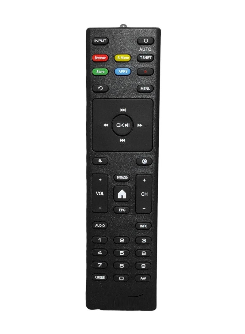 Remote control compatible with Union Aire Smart TVs 