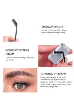 Kiss Beauty Eyebrow Soap Eyebrows Gel Eyebrow Styling Makeup Soap Brow Sculpt Lift Waterproof Transparent Stereotype Soap Brow  - Image 3