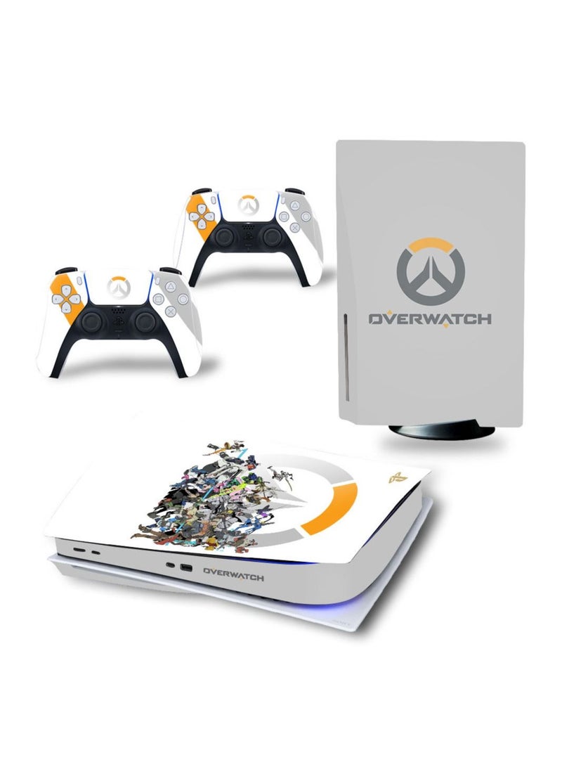 NIBEMINENT Suitable For PS5 Optical Drive Version Stickers Game Console Film Protection Stick 