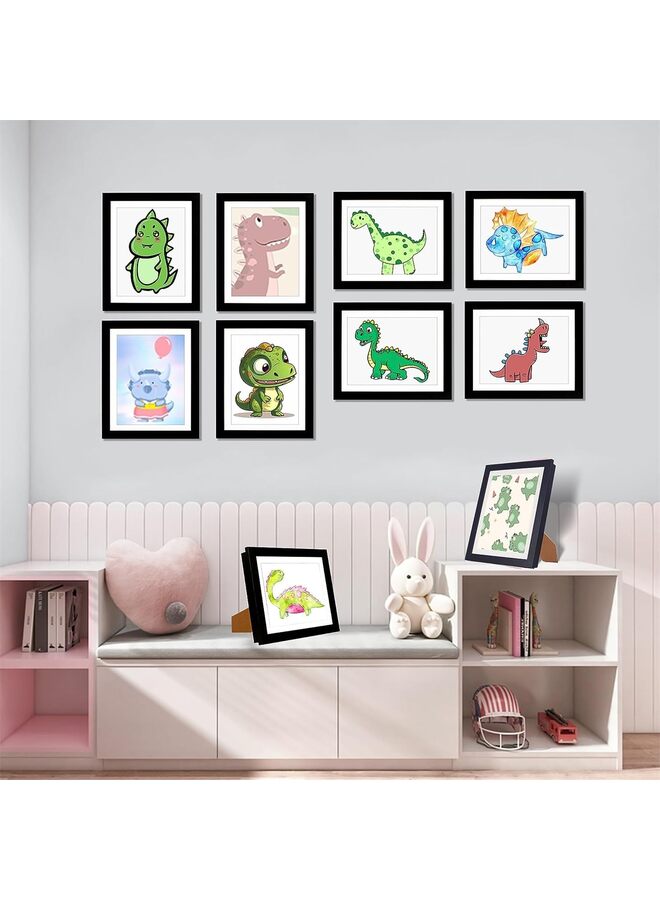1 PCS Kids Art Frames, Front Opening Changeable Great for Kids Drawings Storage Frames Children Art Projects Schoolwork Crafts A4 Hanging - Image 5