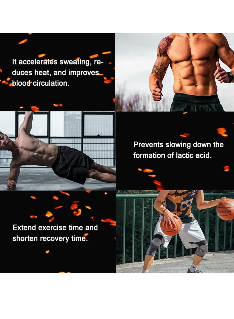 EELHOE Fat Burner Cream Firming Cream Fat Burning Cream Fat Burner Sweat Cream Cellulite Treatment Slimming Cream Warming Cream Firming and Slimming for Men 60g - Image 5