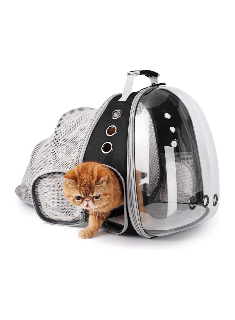 Generic Breathable Portable Pet Carrier Bag Outdoor Travel Backpack (Black) - Image 3