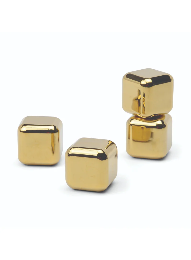 Here's How The Ruby Cocktail Chillers in Gold - Set of 4