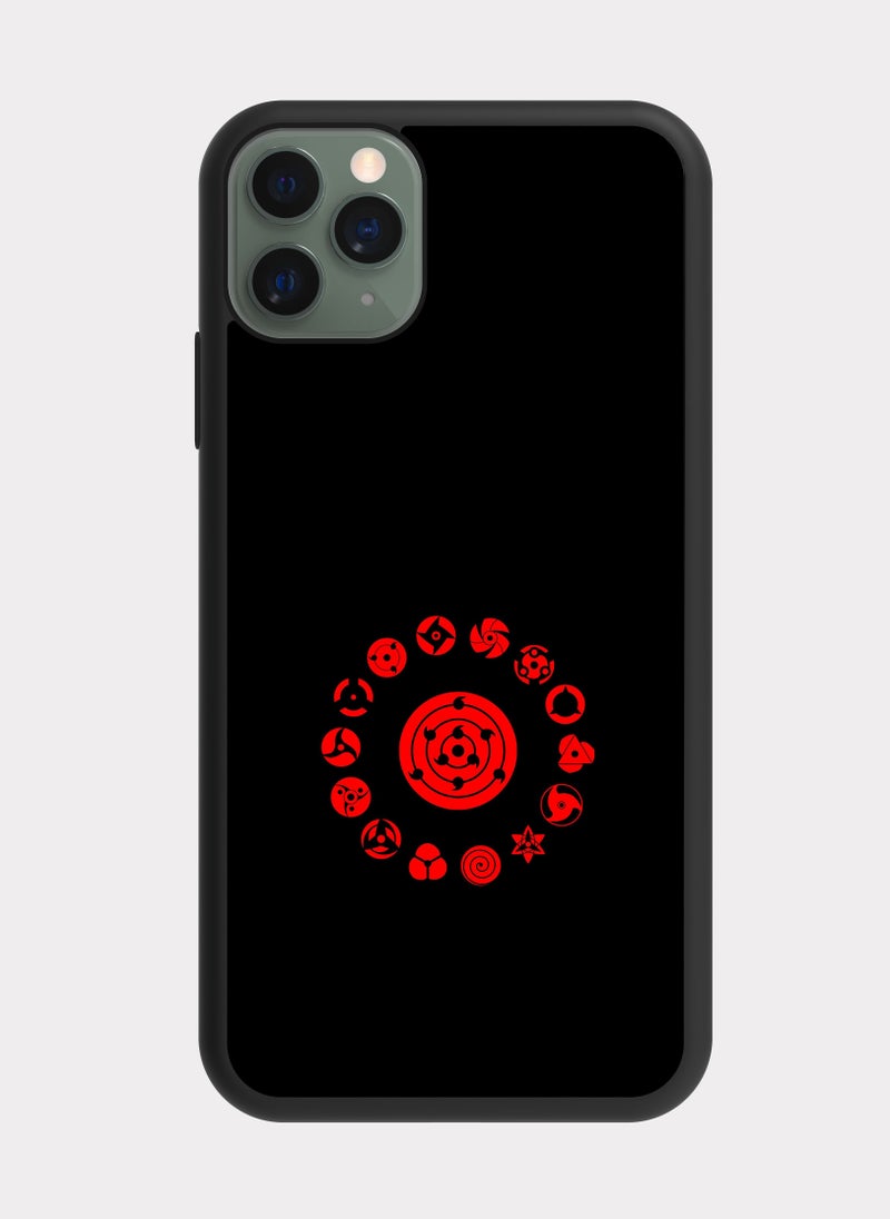 PXLAAT iPhone 11 Pro Max case cover Naruto Sharingan - Image 1