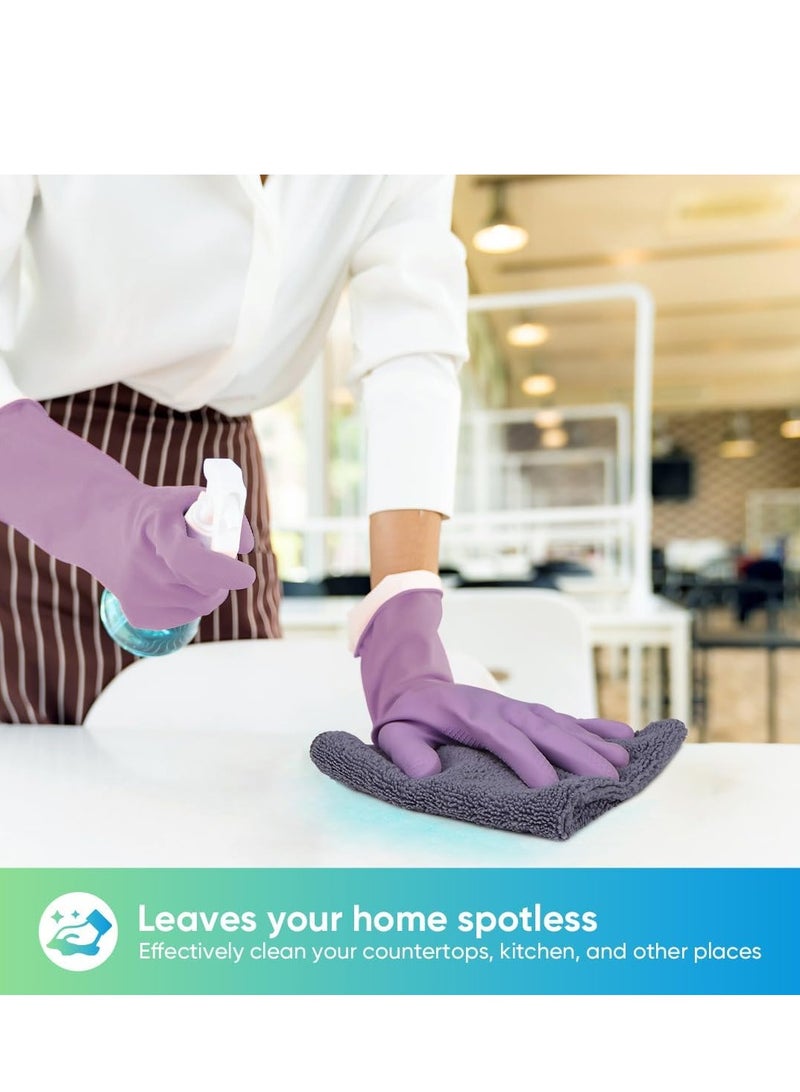 3-Piece Bounds Nanofiber Cleaning Towel, Premium Microfiber Towels for Cars, Highly Absorbent, Reusable Cleaning Rags for Car, Household, Kitchen - Image 5