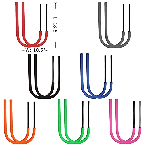FITactic Display Wall EVA Plastic Rack Set for SUP Board, Surfboard, Wakeboard, Kiteboard, Snowboard, Longboards, Shortboard Storage Management (Orange) - Image 3