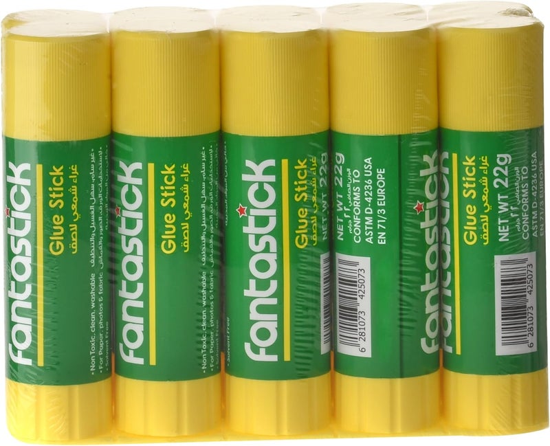 فانتاستيك عصا غراء 22 جرامًا في العبوة = 10 قطع