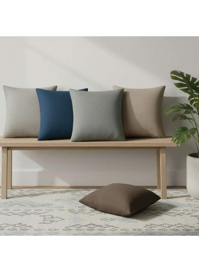 Pan Home وسادة محشوة داخلية/خارجية 50x50 سم - أزرق - Image 5
