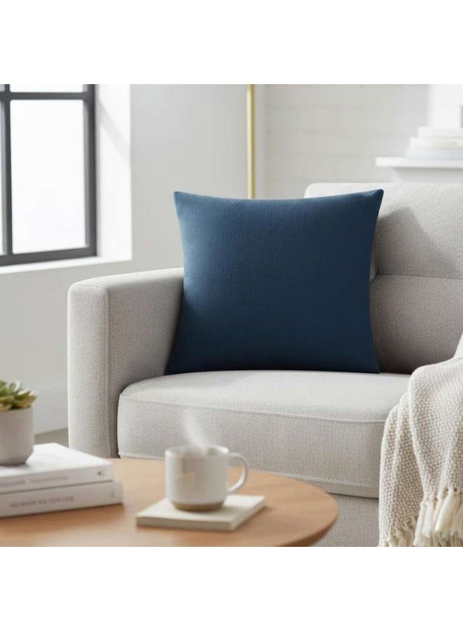Pan Home وسادة محشوة داخلية/خارجية 50x50 سم - أزرق - Image 2
