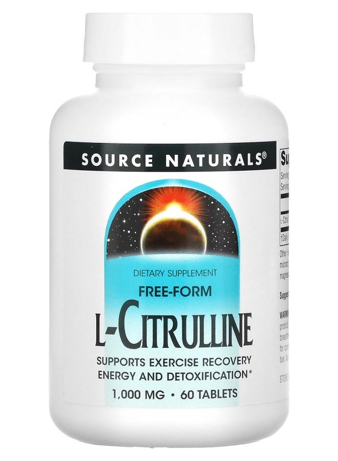 L-Citrulline 1000 mg 60 Tablets