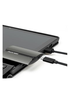 HIKSEMI Portable External SSD 2TB, Read Speed Up to 560MB/s, USB 3.2/Type C Ultra Thin External SSD for PC/Laptop/Tablets/Smartphones Black - T300S  - Image 2