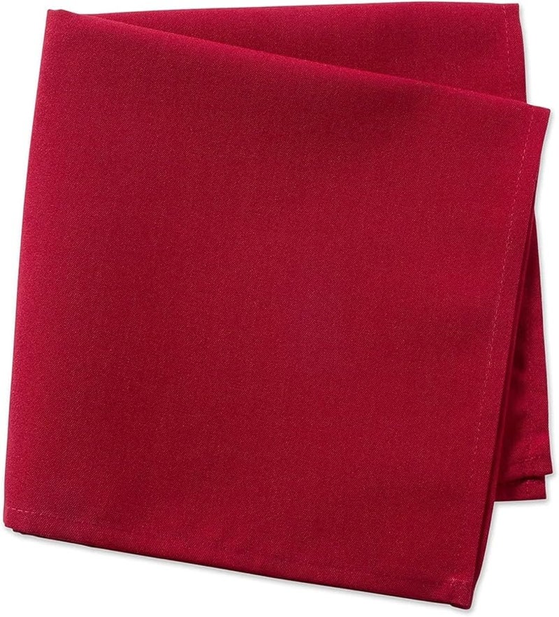 مناديل وردية من القماش ١٢ قطعة ٤٠×٤٠ سم سميكة قابلة لإعادة الاستخدام لمائدة المطبخ والطعام والزفاف - Image 3