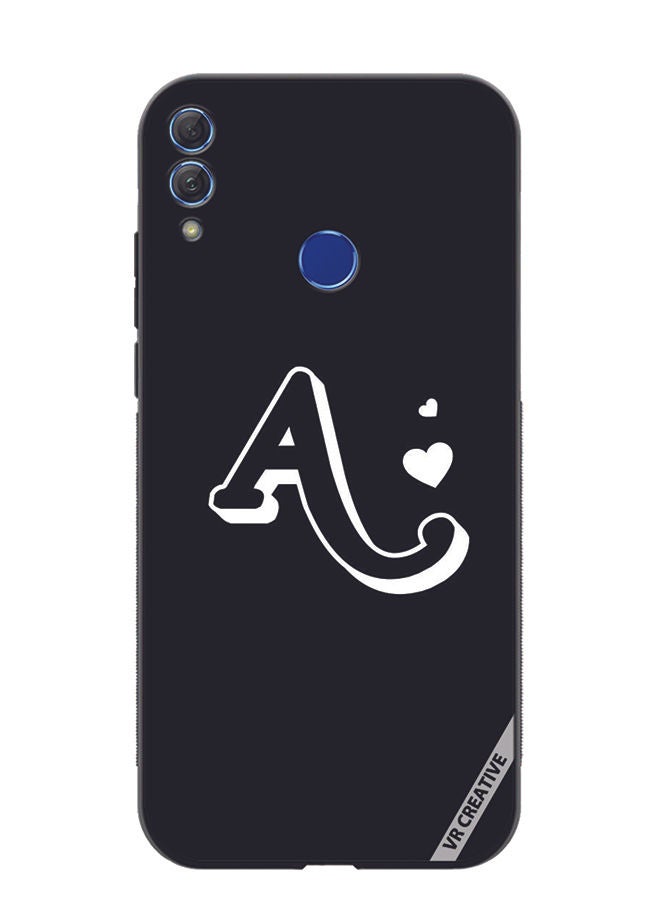 Protective Case Cover For Honor 10 Lite Letter A Design Multicolour