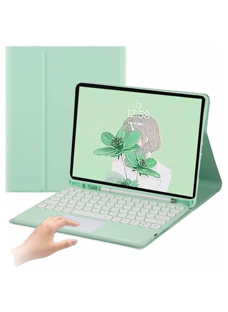 General - Keyboard Case Compatible with iPad Air 11 inch (2024) M2, iPad Air 6th Gen -Touchpad Detachable Keyboard with Pencil Holder -Slim Leather Folio Smart Cover - Image 1