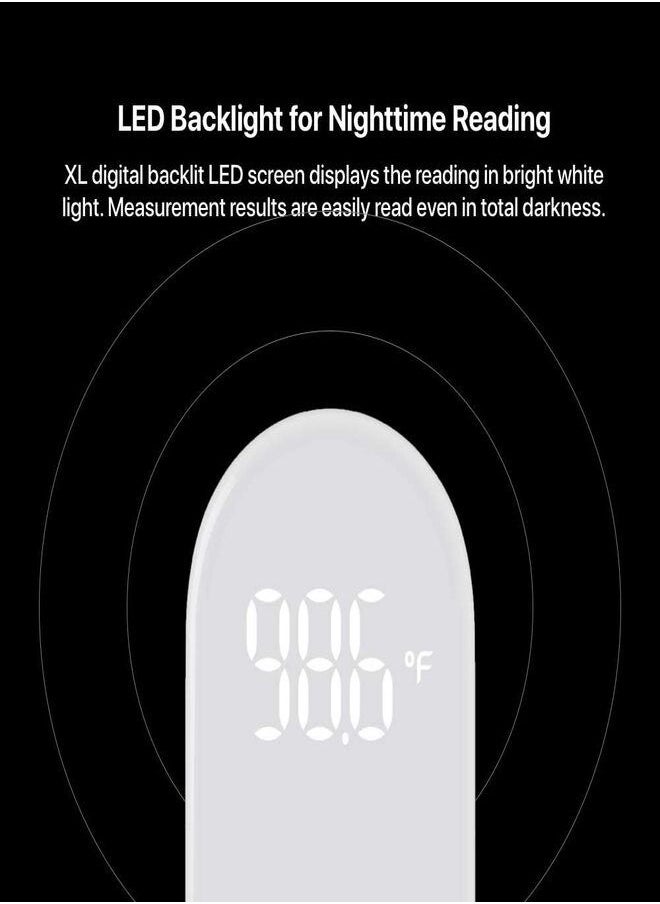 iHealth - iHealth Wireless No-Touch Forehead Thermometer, Digital Thermometer for Adults & Babies Bluetooth Thermometer with 3 Ultra Sensors, Large LED Display and Gentle Vibration Alert - Image 1