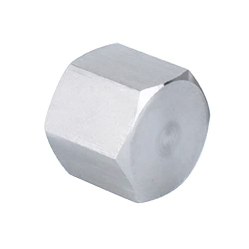 Pysrych Stainless Steel 304 Forged Pipe Fitting, Hex End Cap, 1/2" NPT Female, Class 3000 (Pack of 2) - Image 4