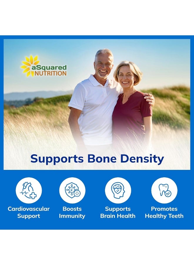 aSquared Nutrition Vitamin D3 & K2 Chewable Tablets for Adults - Image 5