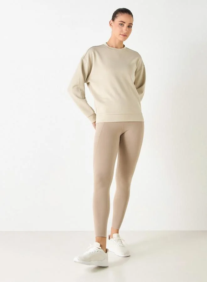 ADOT by Splash Crew Neck Sweatshirt with Long Sleeves