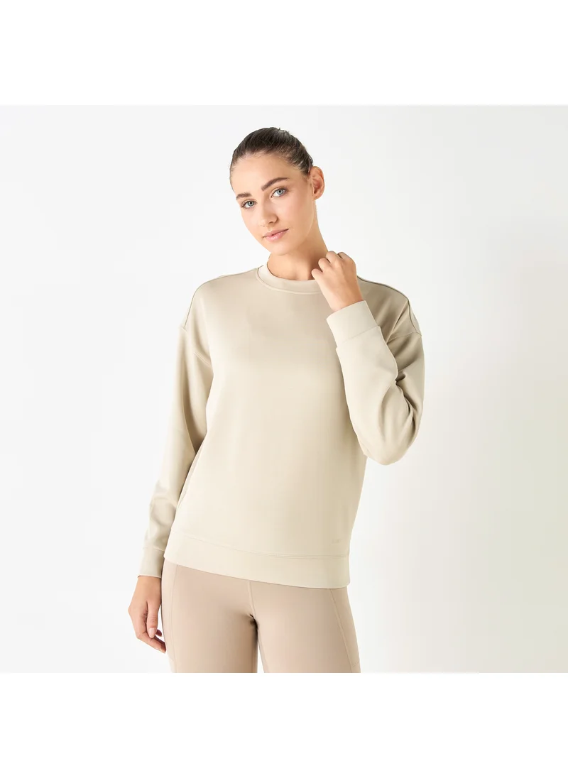 ADOT by Splash Crew Neck Sweatshirt with Long Sleeves