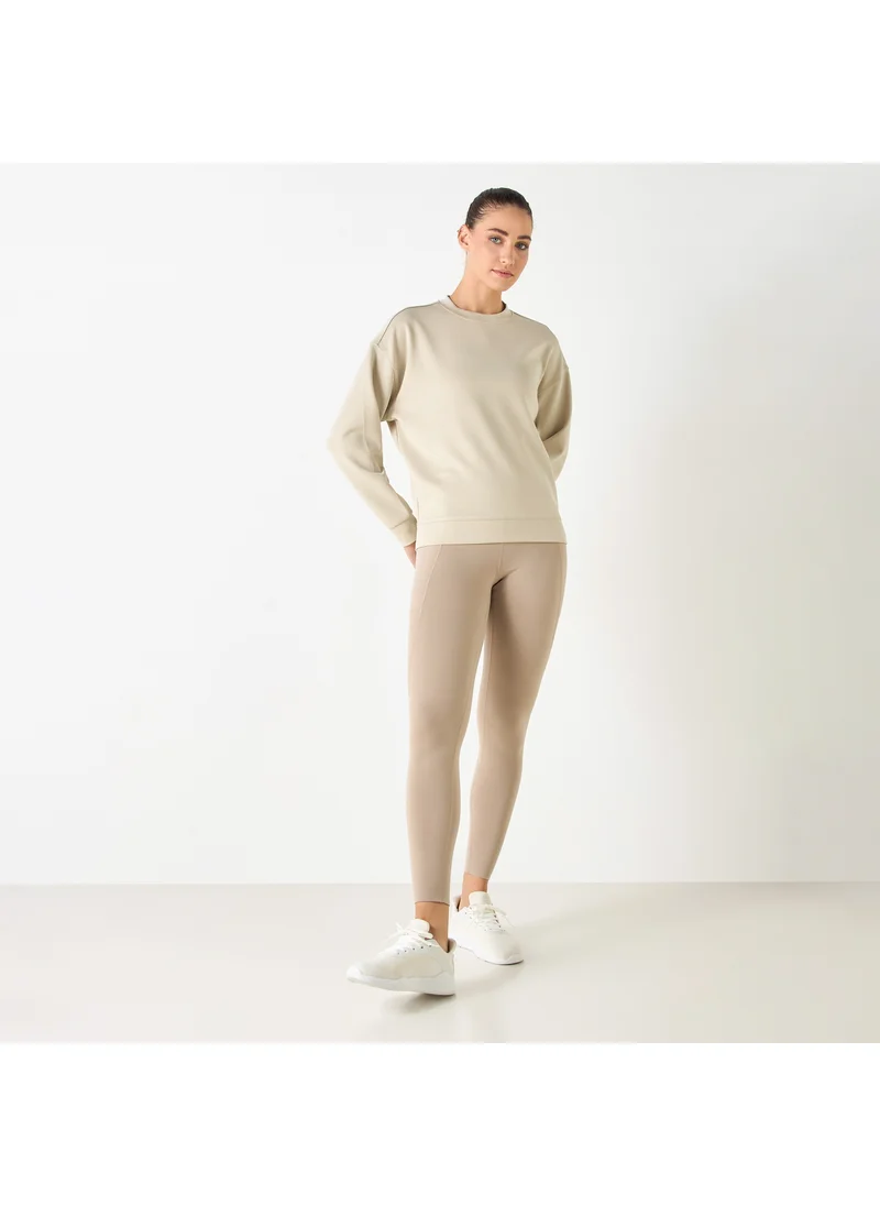 ADOT by Splash Crew Neck Sweatshirt with Long Sleeves