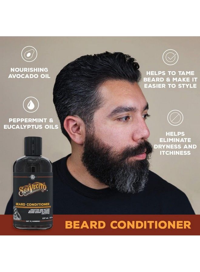 SUAVECITO Beard Conditioner Smoothing and Softening Beard Conditioner for Men (8 Ounce) - Image 4