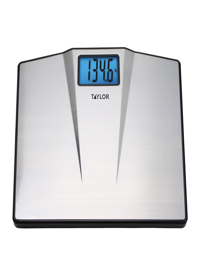 Taylor Digital Bathroom Scale, 1 Count (Pack of 1), Silver - Image 1