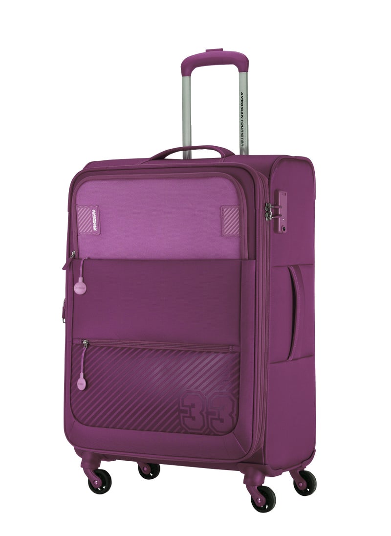 AMERICAN TOURISTER MAJORIS 70CM TSA Wine Berry-Medium size Soft Luggage 