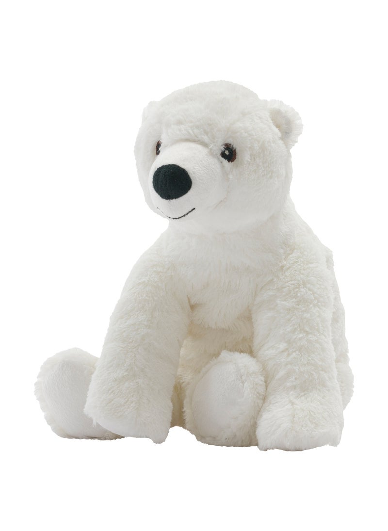 Soft Toy, White Polar Bear, 29 Cm