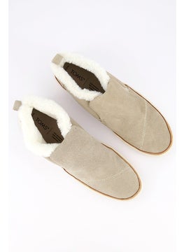 TOMS Women Paxton Suede Sneaker W and Faux Fur Linning, Grey  - Image 4