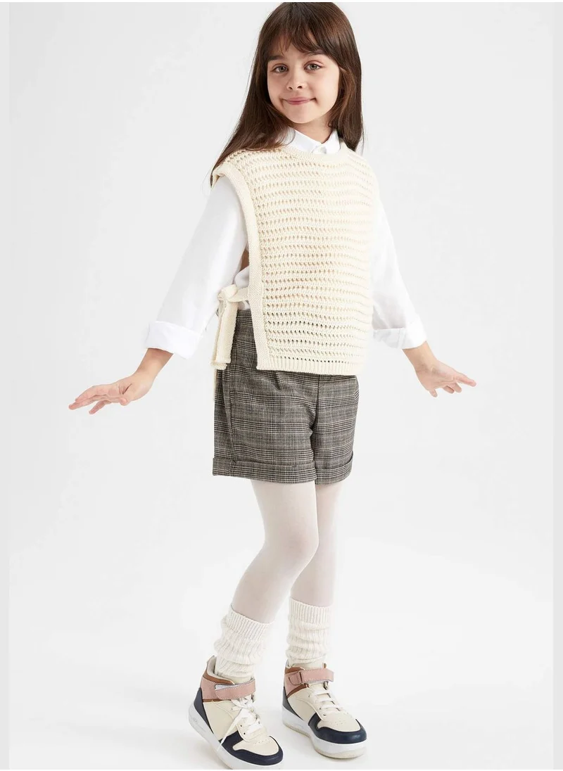 DeFacto Girl Crew Neck Tricot Sweater