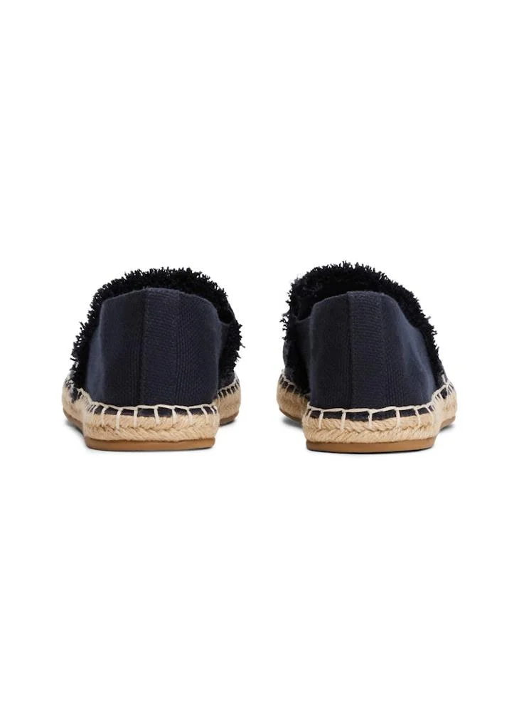 TOMMY HILFIGER Fringe Canvas Closed Espadrille