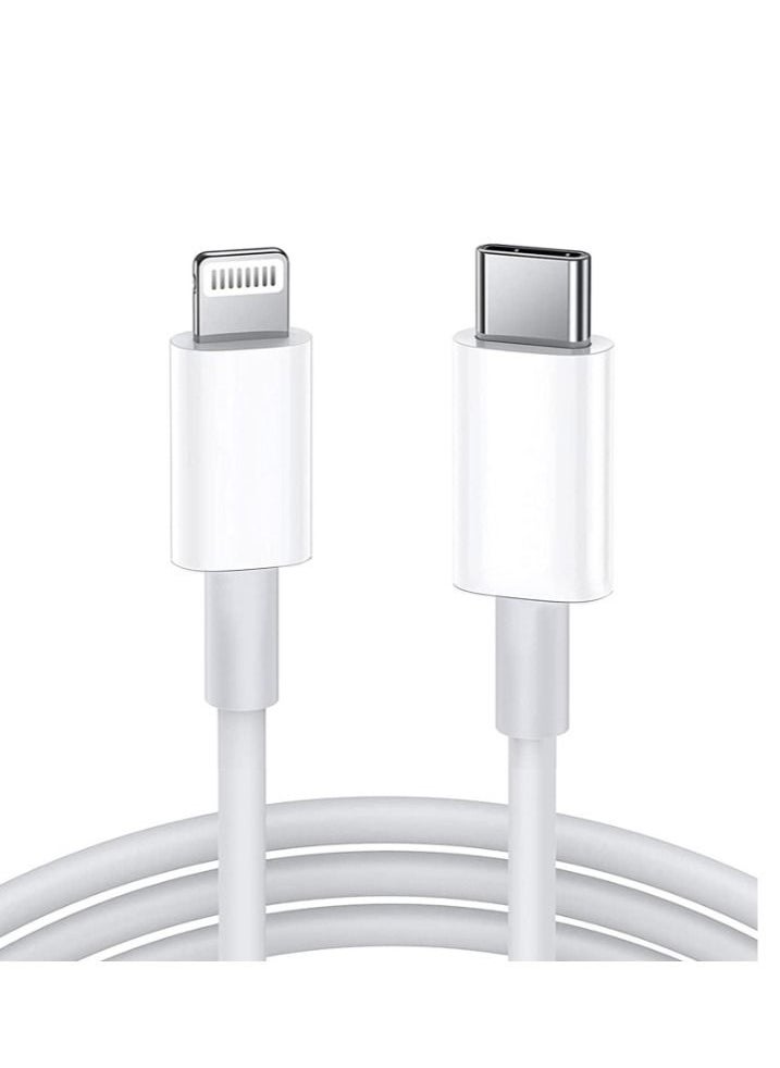 USB Type-C Compatible USB Type-C lightning rod for iPhone 12 Pro Max/12/11 Pro/X/XS/XR/8 Plus/AirPods Pro, power harness (2m)