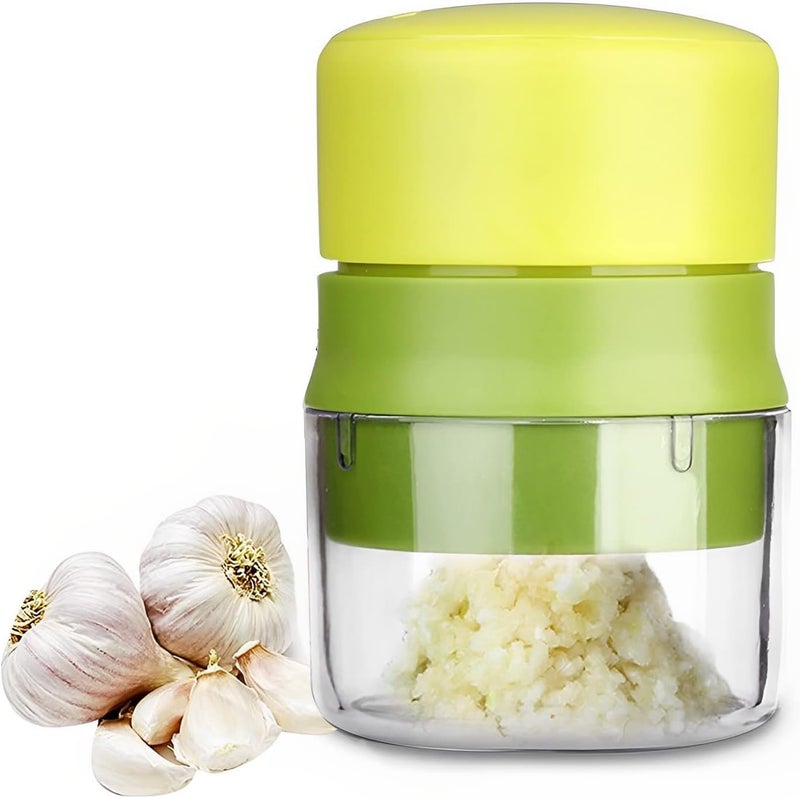 Baskety Garlic Crusher Twister Mincer Multipurpose Ideal for Mincing Garlic Ginger Walnut Peanut Pecan and Other Nute - Image 1
