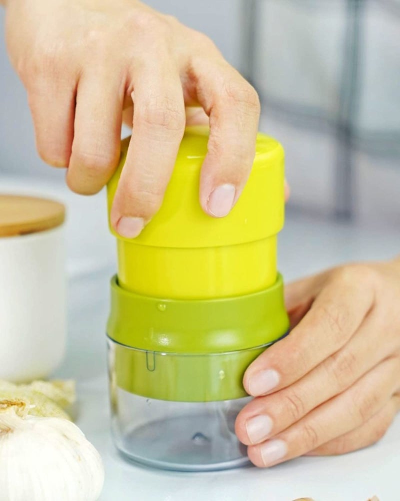 Baskety Garlic Crusher Twister Mincer Multipurpose Ideal for Mincing Garlic Ginger Walnut Peanut Pecan and Other Nute - Image 4