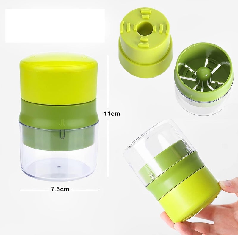 Baskety Garlic Crusher Twister Mincer Multipurpose Ideal for Mincing Garlic Ginger Walnut Peanut Pecan and Other Nute - Image 2