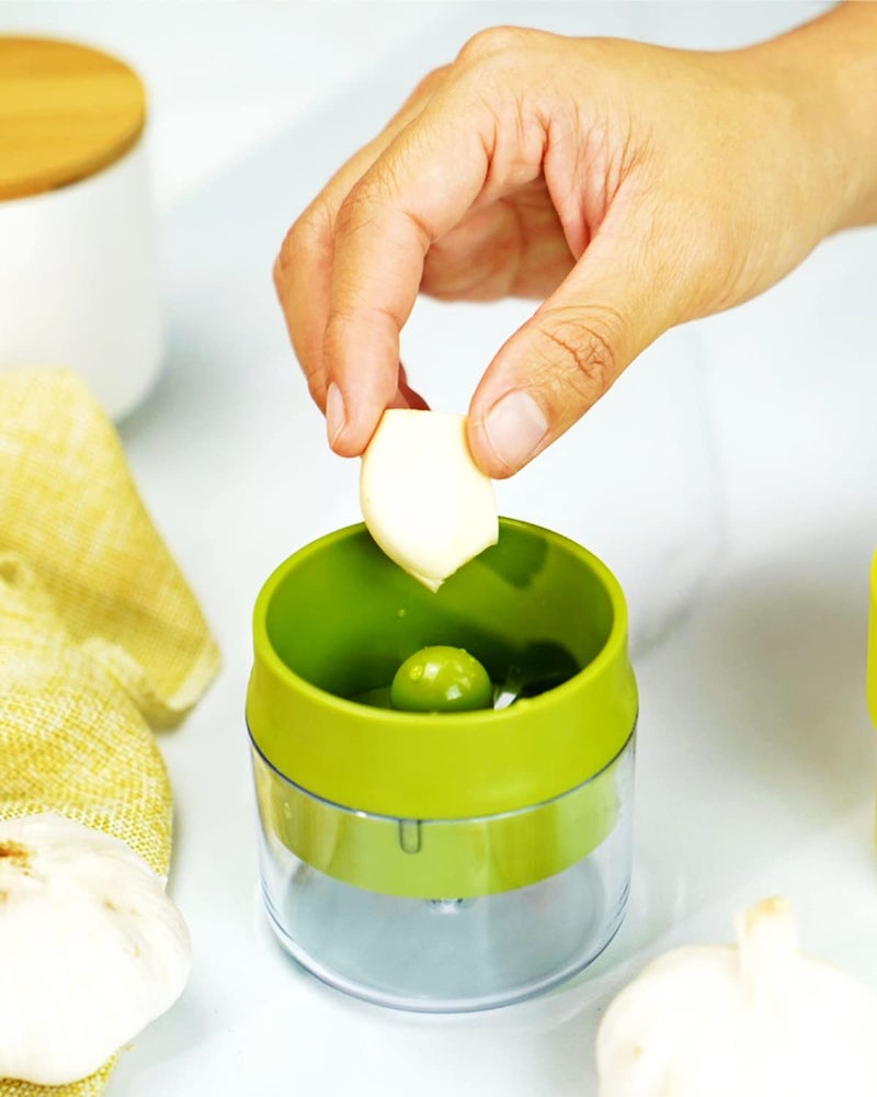 Baskety Garlic Crusher Twister Mincer Multipurpose Ideal for Mincing Garlic Ginger Walnut Peanut Pecan and Other Nute - Image 3
