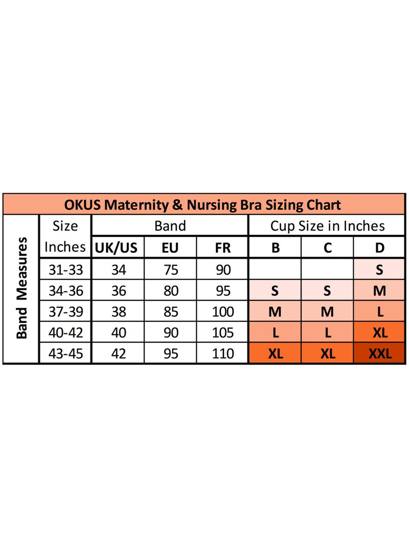 أوكوس حمالة صدر أنيقة للحمل والرضاعة بدون خياطة - بيج - مقاس كبير - Image 5