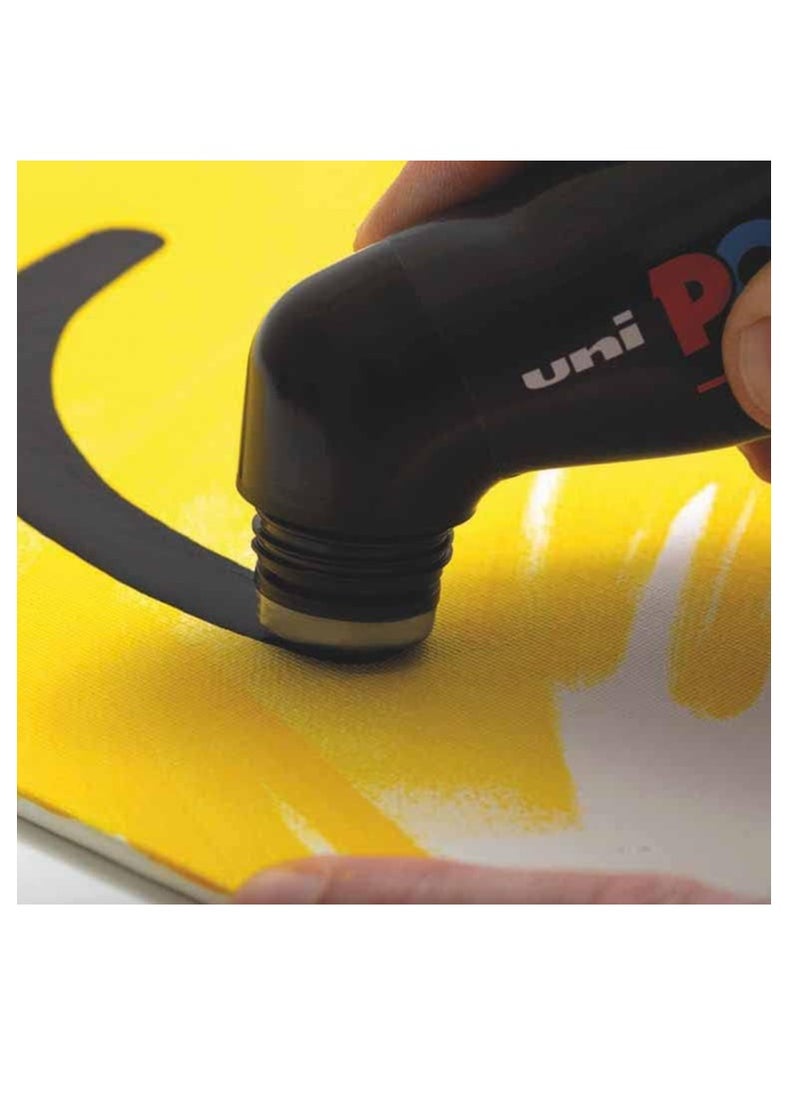 Posca MOP’R PCM-22 Multi Surface Permanent Paint Marker, XXL Round Tip 3-19 mm, Box of 8 Assorted