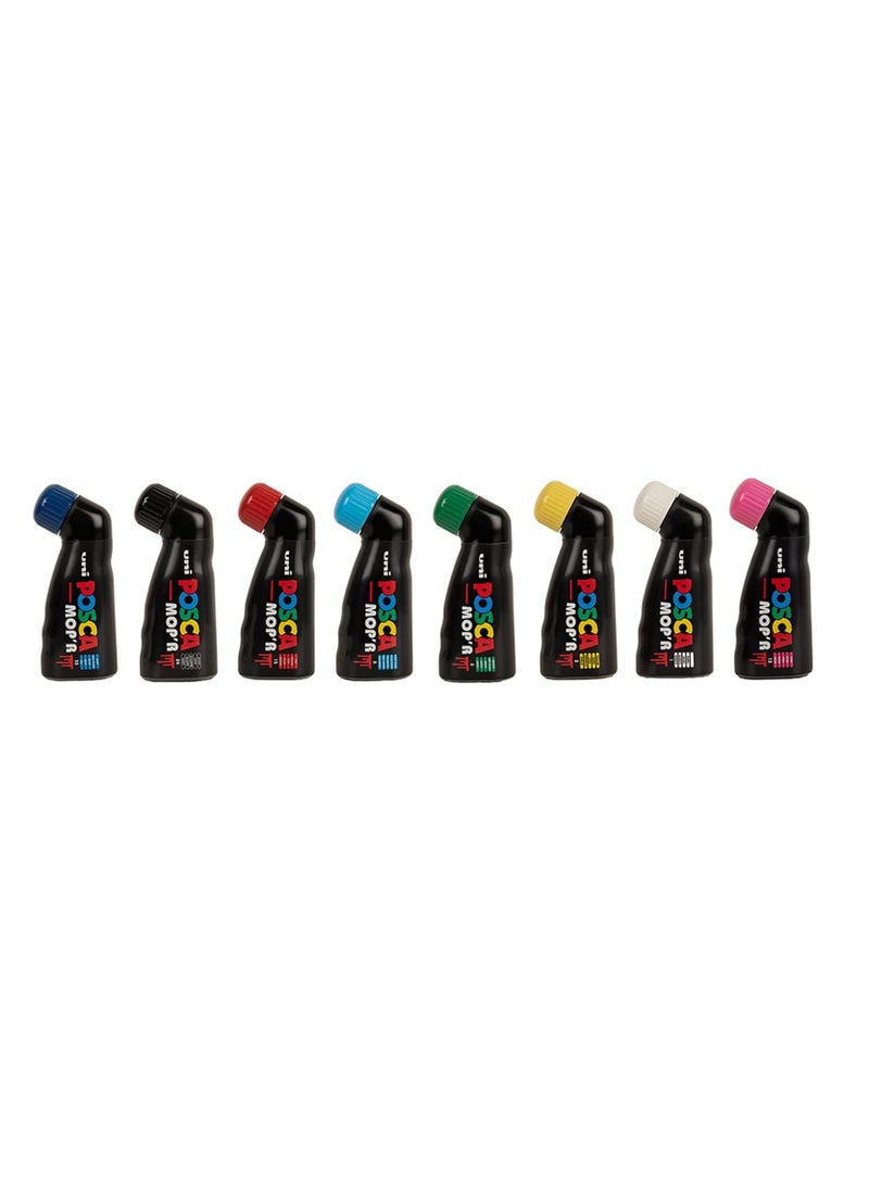 Posca MOP’R PCM-22 Multi Surface Permanent Paint Marker, XXL Round Tip 3-19 mm, Box of 8 Assorted