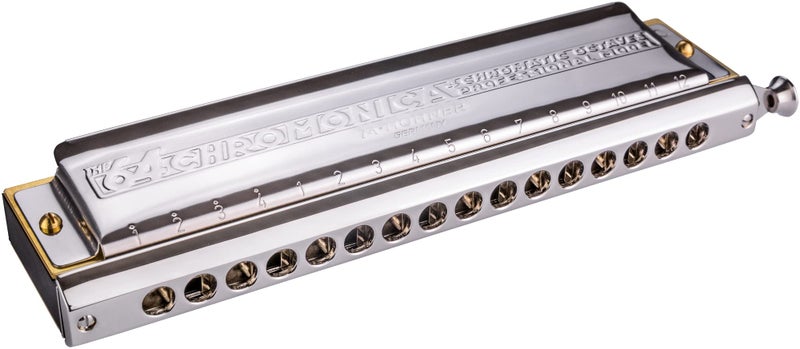 Hohner The 64 Chromonica Chromatic Harmonica, Key of C - Image 1