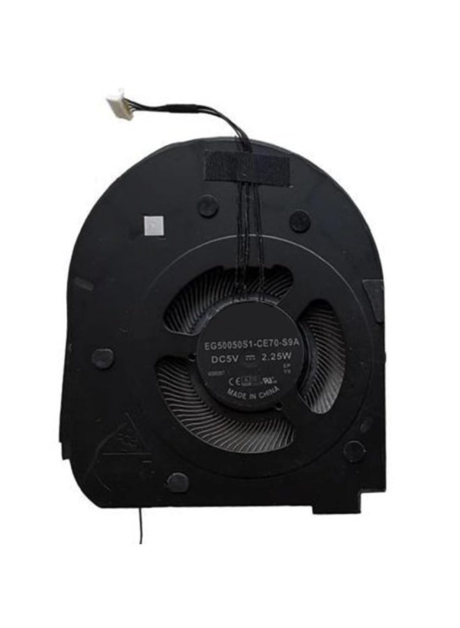 مروحة تبريد وحدة المعالجة المركزية البديلة لجهاز Lenovo ThinkPad T590 T590S P53S Series إصدار الرسومات المنفصلة مروحة تبريد الكمبيوتر المحمول EG50050S1-CE70-S9A رقم القطعة: 01YU194 01YU195 01YU197 5 فولت 2.25 واط 5 سنون 5 أسلاك + سلك واحد - Image 1