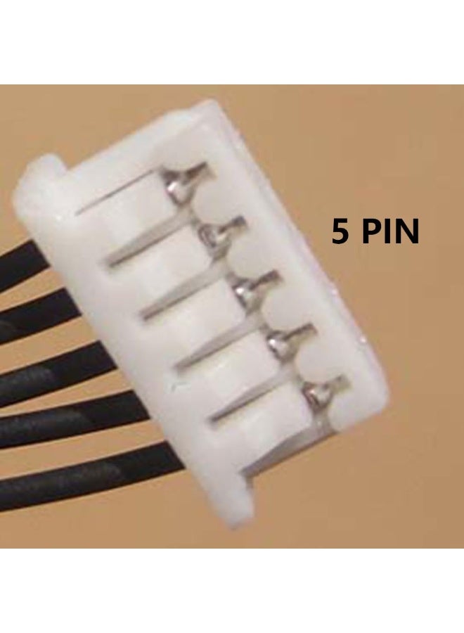 مروحة تبريد وحدة المعالجة المركزية البديلة لجهاز Lenovo ThinkPad T590 T590S P53S Series إصدار الرسومات المنفصلة مروحة تبريد الكمبيوتر المحمول EG50050S1-CE70-S9A رقم القطعة: 01YU194 01YU195 01YU197 5 فولت 2.25 واط 5 سنون 5 أسلاك + سلك واحد - Image 4