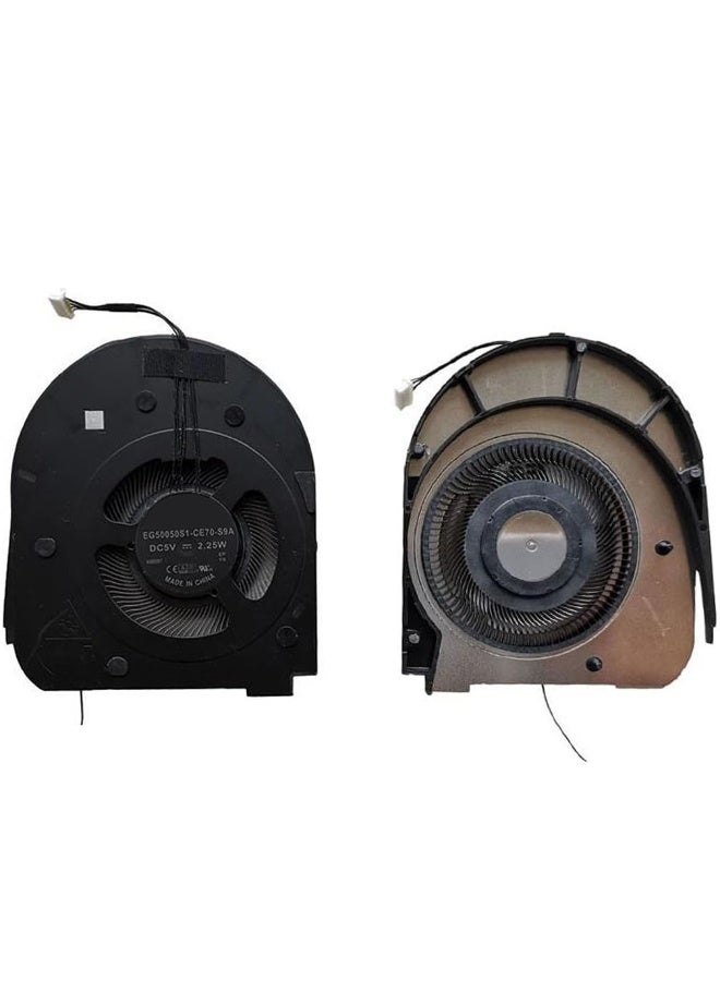 مروحة تبريد وحدة المعالجة المركزية البديلة لجهاز Lenovo ThinkPad T590 T590S P53S Series إصدار الرسومات المنفصلة مروحة تبريد الكمبيوتر المحمول EG50050S1-CE70-S9A رقم القطعة: 01YU194 01YU195 01YU197 5 فولت 2.25 واط 5 سنون 5 أسلاك + سلك واحد - Image 3