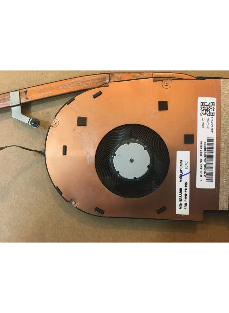 مروحة تبريد وحدة المعالجة المركزية البديلة لجهاز Lenovo ThinkPad T590 T590S P53S Series إصدار الرسومات المنفصلة مروحة تبريد الكمبيوتر المحمول EG50050S1-CE70-S9A رقم القطعة: 01YU194 01YU195 01YU197 5 فولت 2.25 واط 5 سنون 5 أسلاك + سلك واحد - Image 5