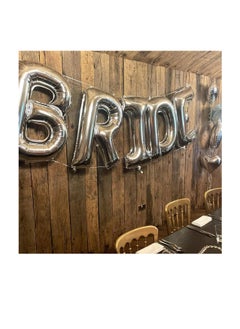 Party with Emma Silver Letter A to Z Balloons 32 inch Large Alphabet Balloons Silver Helium Foil Letter Balloon Banner for Birthday Party Anniversary Wedding Decoration (Silver-C)  - Image 2