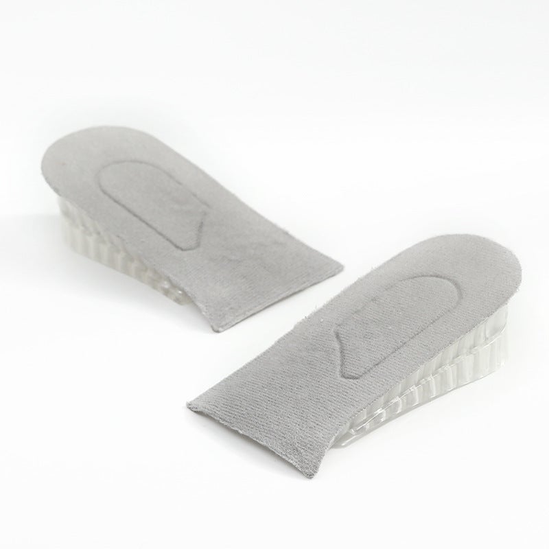 Silicone Height Increase Insoles Unisex Invisible 2 Gray 