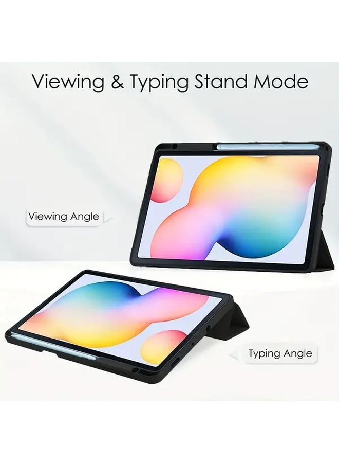 Lavender Grey Magnetic Stand Cover with Pen Holder for 10 4 Inch Tablet Auto Wake Sleep - Image 4
