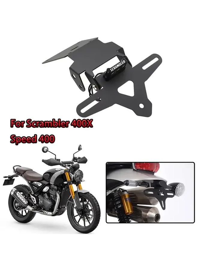 Black License Plate Bracket for 400X and Speed 400 - Image 1