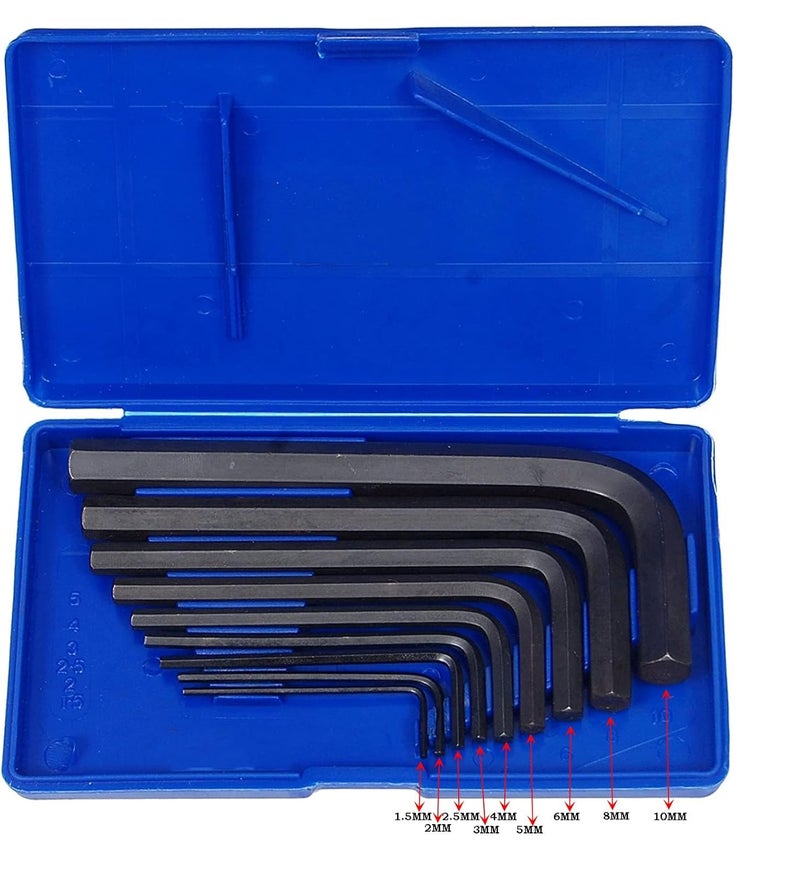 Inditrust Inditrust Multi type 6pc Screwdriver set and Multi size 9pc Box Hex allen key set Hand Tool Kit 2 Tools  - Image 3